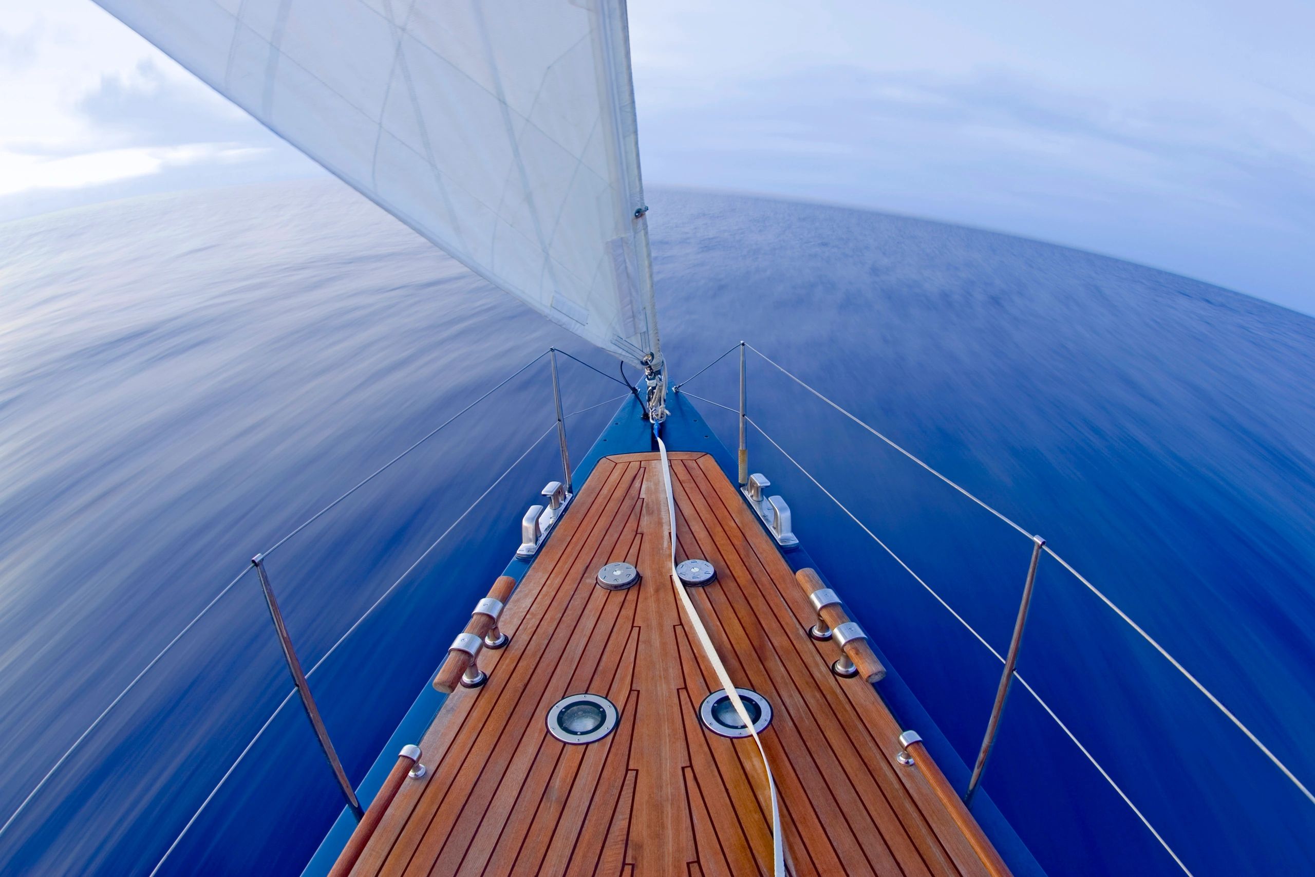Yacht deck and seating environment