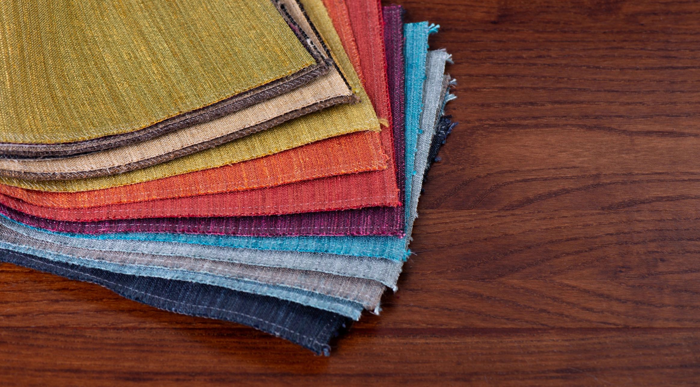 Furniture textile sample catalog with upholstery fabrics